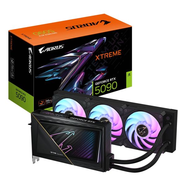 GIGABYTE AORUS GeForce RTX 5090 XTREME WATERFORCE 32G NVIDIA 32 GB GDDR7 (GV-N5090AORUSX W)