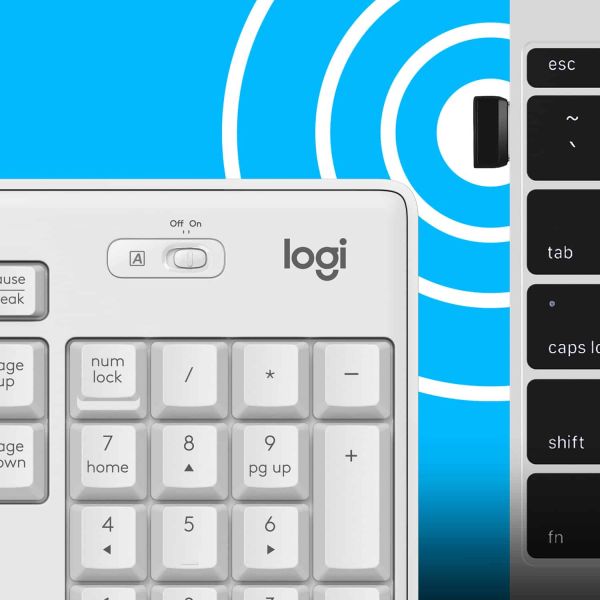 Logitech MK295 Silent Wireless Combo toetsenbord Inclusief muis RF Draadloos QWERTY Engels Wit (920-009824)