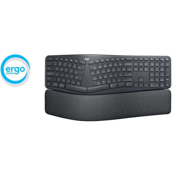 Logitech Ergo K860 toetsenbord RF-draadloos + Bluetooth Zwitsers Grafiet (920-009874)