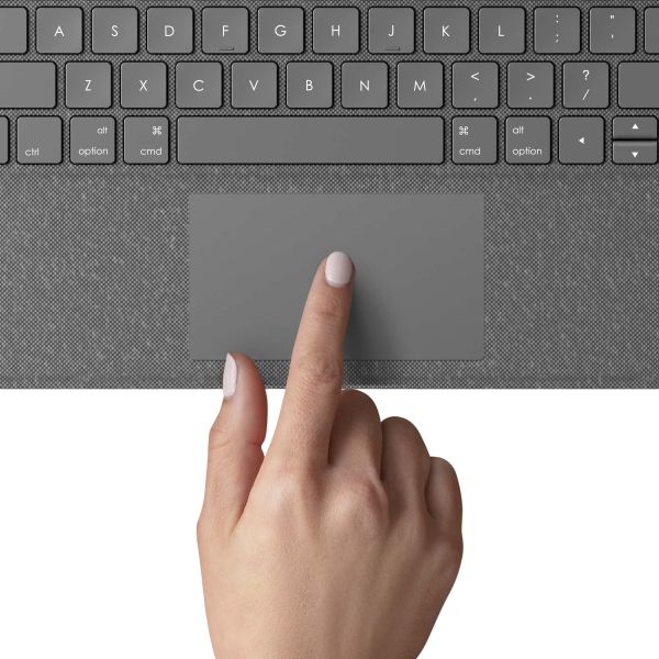 Logitech Folio Touch Grijs Smart Connector QWERTY UK International (920-009968)