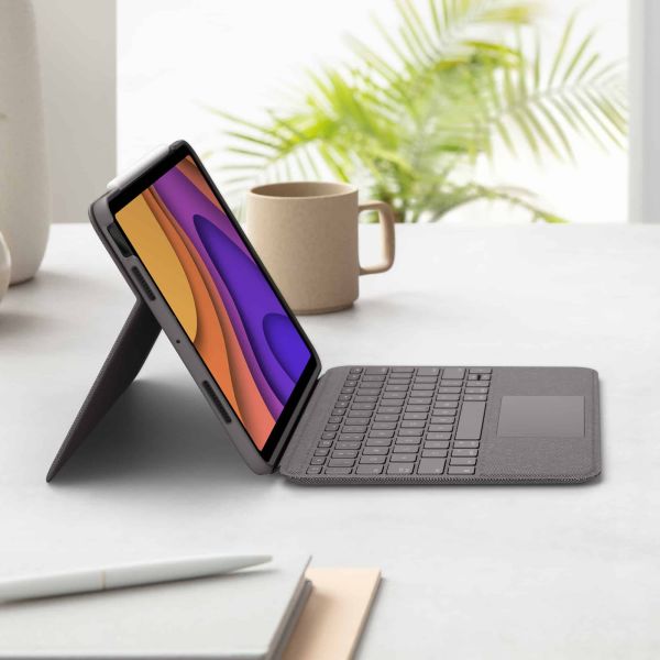 Logitech Folio Touch Grijs Smart Connector QWERTY UK International (920-009968)