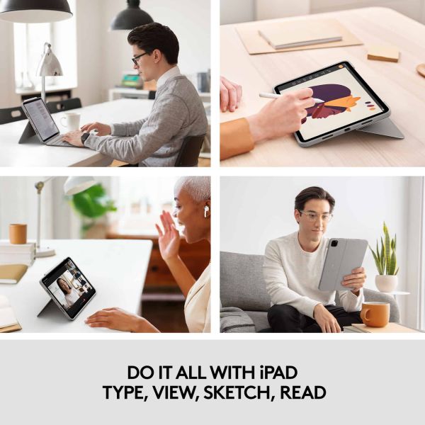 Logitech Combo Touch for iPad Pro 11-inch (1st, 2nd, and 3rd generation) (920-010172)