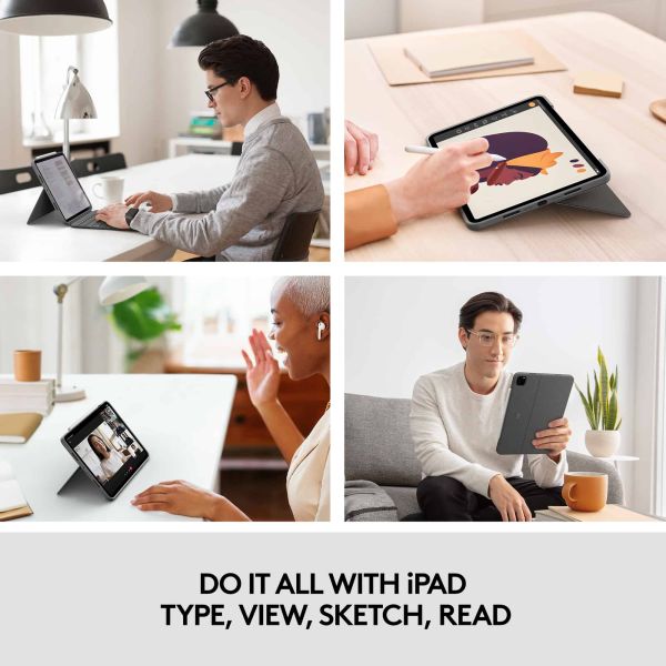 Logitech Combo Touch for iPad Pro 11-inch (1st, 2nd, and 3rd generation) (920-010255)