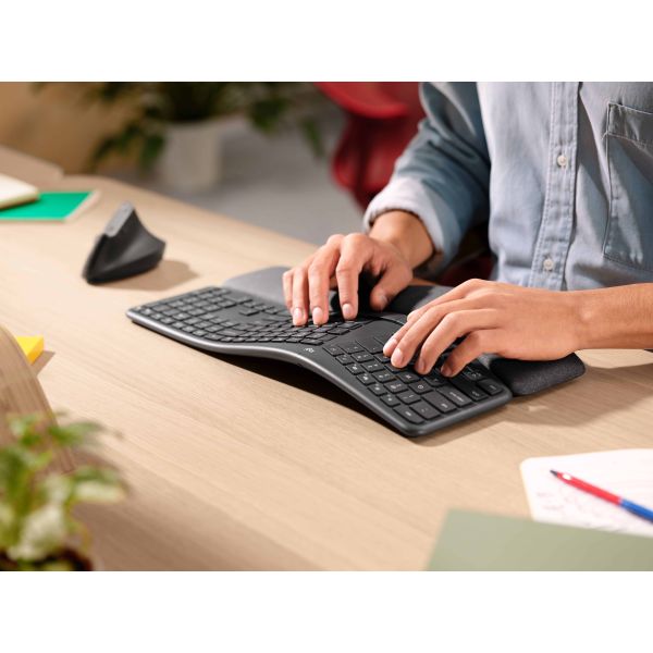 Logitech K860 for Business toetsenbord Bluetooth Scandinavisch Grafiet (920-010348)