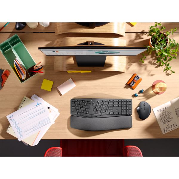 Logitech K860 for Business toetsenbord Kantoor Bluetooth Engels Grafiet (920-010352)