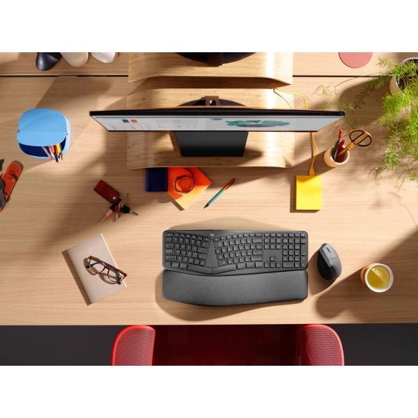 Logitech K860 for Business toetsenbord Kantoor Bluetooth Engels Grafiet (920-010352)