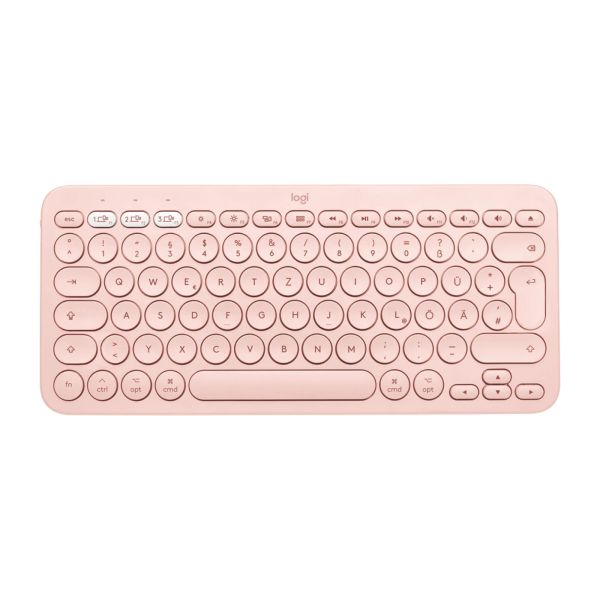 Logitech K380 for Mac Multi-Device Bluetooth Keyboard toetsenbord QWERTY Engels Roze (920-010404)