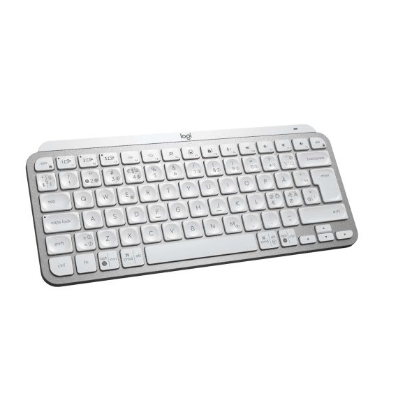 Logitech MX Keys Mini toetsenbord RF-draadloos + Bluetooth QWERTY Scandinavisch Grijs (920-010493)