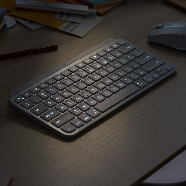 Logitech MX Keys Mini toetsenbord RF-draadloos + Bluetooth QWERTY Engels Grafiet (920-010495)