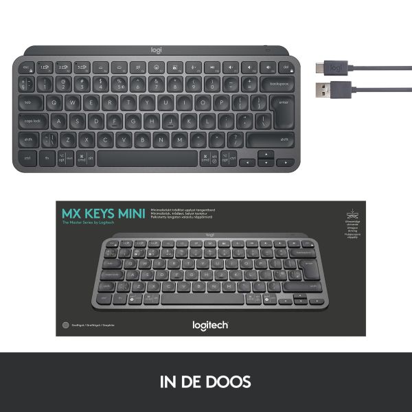 Logitech MX Keys Mini Minimalist Wireless Illuminated Keyboard (920-010498)