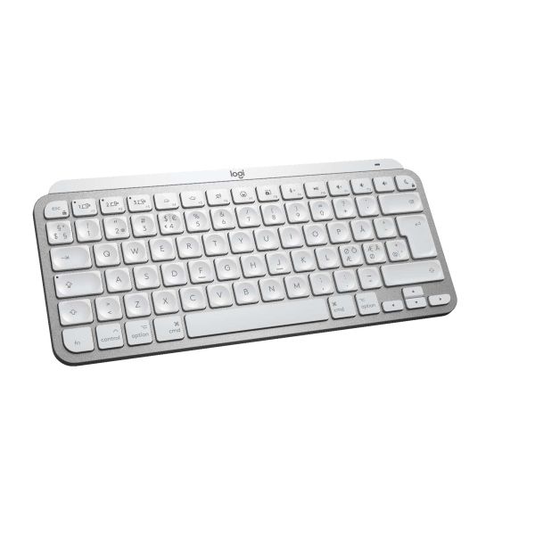 Logitech MX Keys Mini For Mac Minimalist Wireless Illuminated Keyboard toetsenbord Bluetooth QWERTY Scandinavisch Grijs (920-010524)