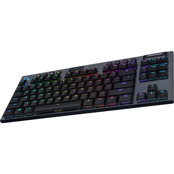 Logitech G G915 Tkl toetsenbord RF-draadloos + Bluetooth Belgisch Koolstof (920-010588)