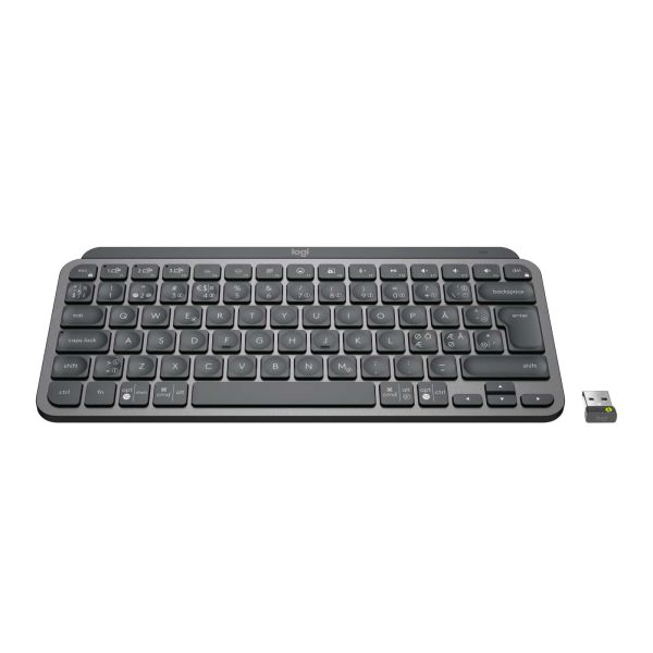 Logitech Mx Keys Mini For Business toetsenbord RF-draadloos + Bluetooth QWERTY Scandinavisch Grafiet (920-010604)