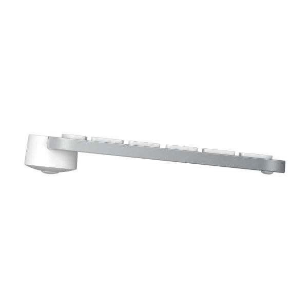 Logitech MX Keys Mini for Business toetsenbord RF-draadloos + Bluetooth QWERTY Scandinavisch Aluminium, Wit (920-010605)