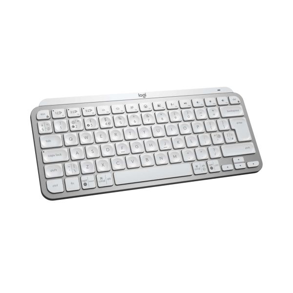 Logitech MX Keys Mini for Business toetsenbord RF-draadloos + Bluetooth QWERTY UK International Aluminium, Wit (920-010607)