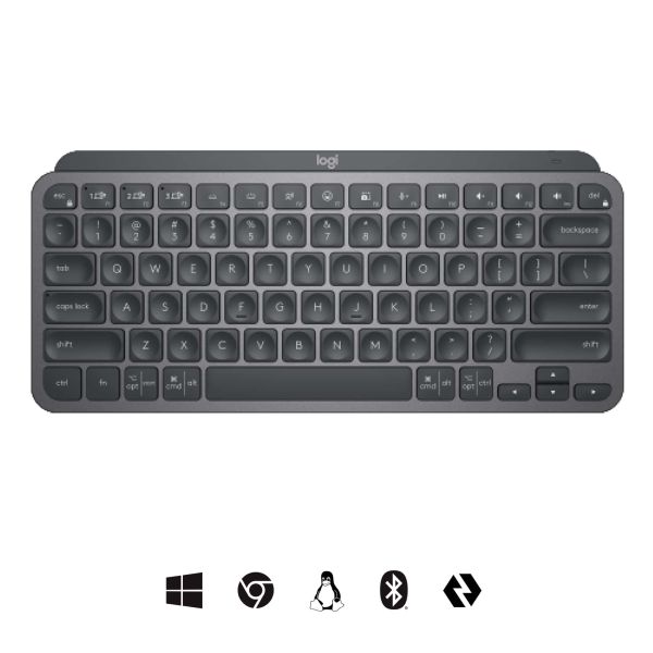 Logitech Mx Keys Mini For Business toetsenbord RF-draadloos + Bluetooth QWERTY Engels Grafiet (920-010608)