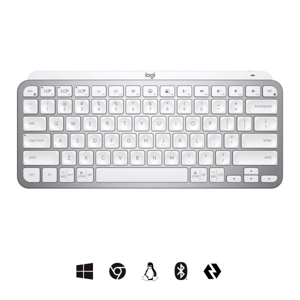Logitech Mx Keys Mini For Business toetsenbord RF-draadloos + Bluetooth QWERTY Engels Grijs (920-010609)