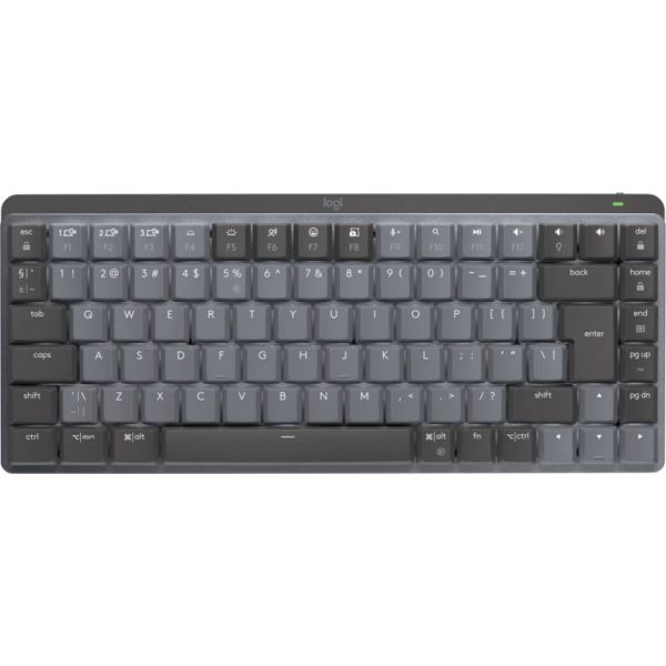 Logitech MX Mini Mechanical toetsenbord RF-draadloos + Bluetooth QWERTY US International Grafiet, Grijs (920-010781)