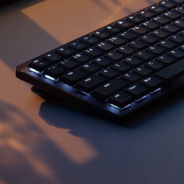 Logitech MX Mini Mechanical toetsenbord RF-draadloos + Bluetooth QWERTY US International Grafiet, Grijs (920-010782)