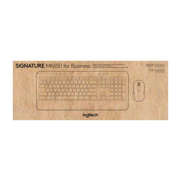 Logitech Signature MK650 Combo For Business toetsenbord Inclusief muis Bluetooth QWERTY UK International Wit (920-011027)
