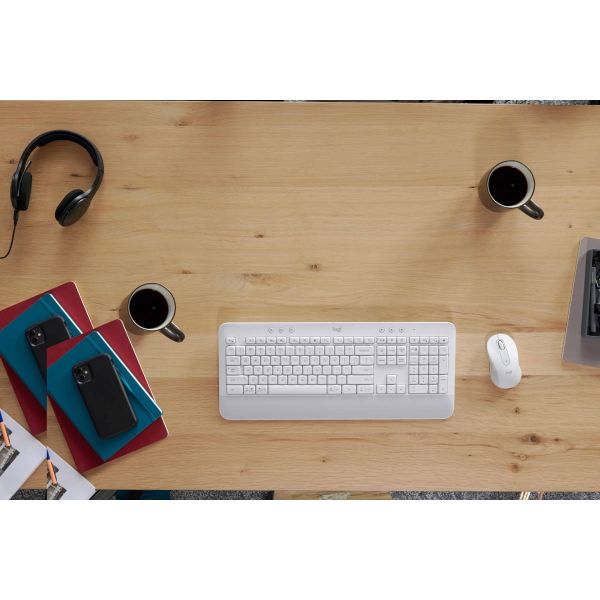 Logitech Signature MK650 Combo For Business toetsenbord Inclusief muis Bluetooth QWERTY UK International Wit (920-011027)