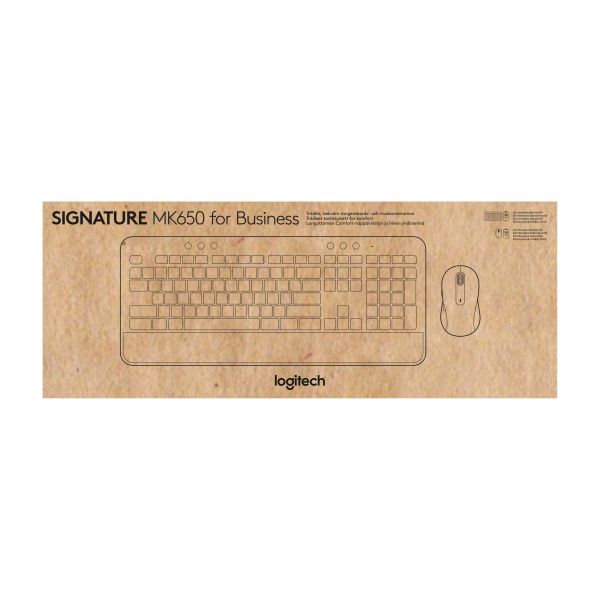 Logitech Signature MK650 Combo For Business toetsenbord Inclusief muis Bluetooth QWERTY US International Wit (920-011032)