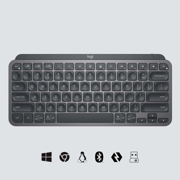 Logitech MX Keys Mini Combo for Business toetsenbord Inclusief muis RF-draadloos + Bluetooth QWERTY US International Grafiet (920-011061)