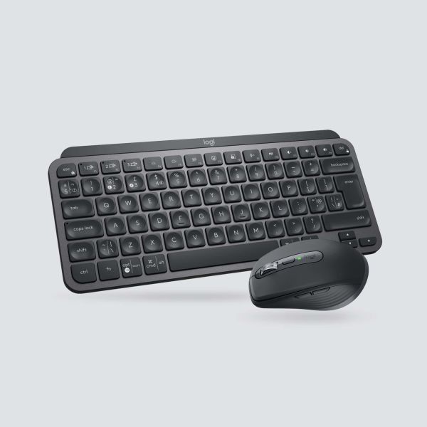 Logitech MX Keys Mini Combo for Business toetsenbord Inclusief muis RF-draadloos + Bluetooth QWERTY US International Grafiet (920-011061)