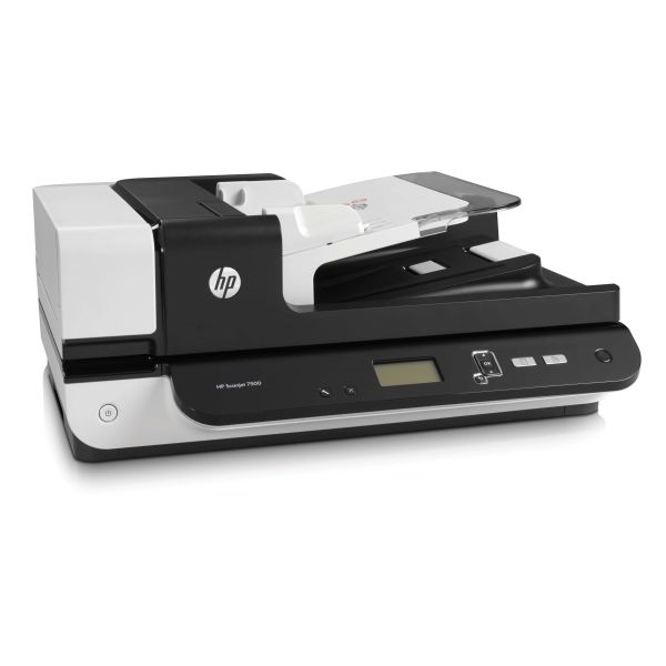 HP Scanjet Enterprise 7500 Flatbed-/ADF-scanner 600 x 600 DPI A4 Zwart, Grijs (L2725A)
