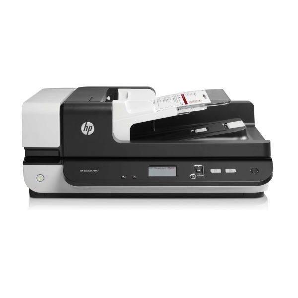 HP Scanjet Enterprise 7500 Flatbed-/ADF-scanner 600 x 600 DPI A4 Zwart, Grijs (L2725A)