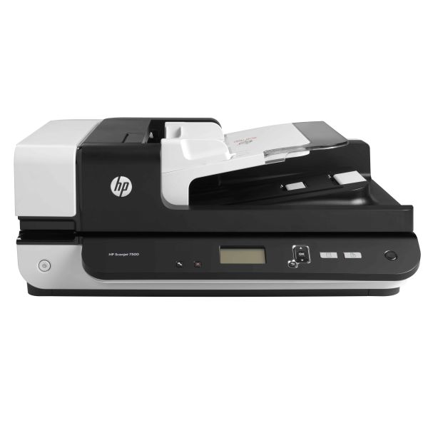 HP Scanjet Enterprise 7500 Flatbed-/ADF-scanner 600 x 600 DPI A4 Zwart, Grijs (L2725A)