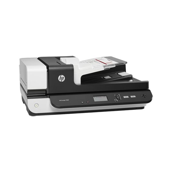 HP Scanjet Enterprise 7500 Flatbed-/ADF-scanner 600 x 600 DPI A4 Zwart, Grijs (L2725A)
