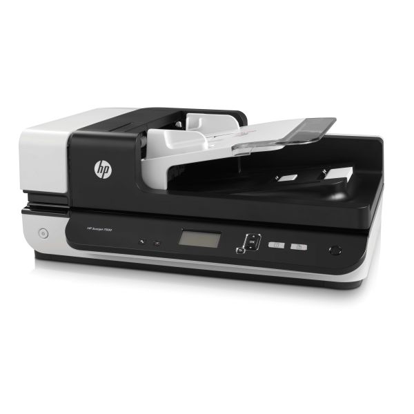 HP Scanjet Enterprise 7500 Flatbed-/ADF-scanner 600 x 600 DPI A4 Zwart, Grijs (L2725A)