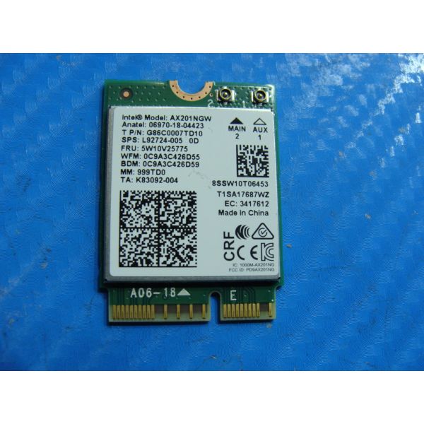 HP SKO-WLAN 11ax 2x2 INT AX201NGW-W HrP2 NV (L92724-005)