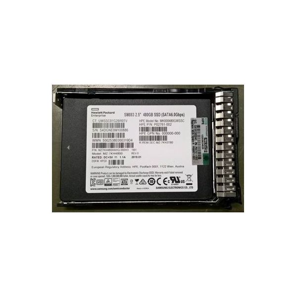 HP SSD 480GB SATA 6Gb/s Mixed Use Refurbished (P09712-B21-RFB)