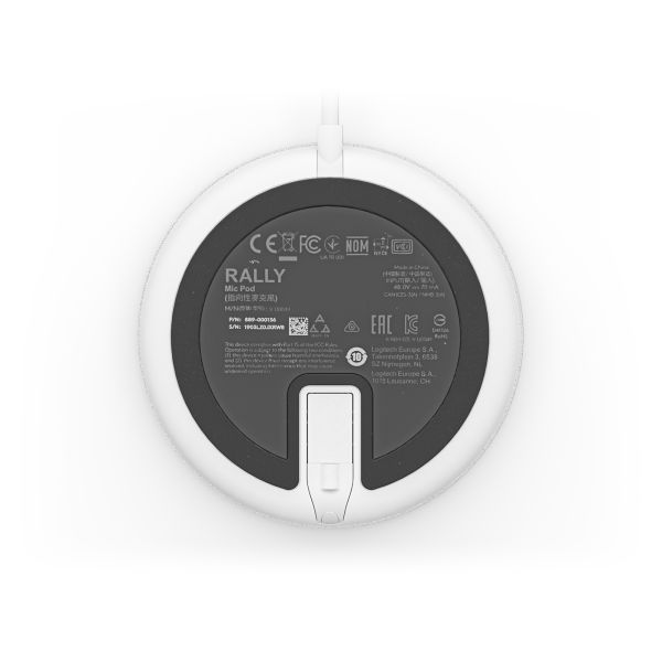Logitech Rally Mic Pod Wit Tafelmicrofoon (952-000038)