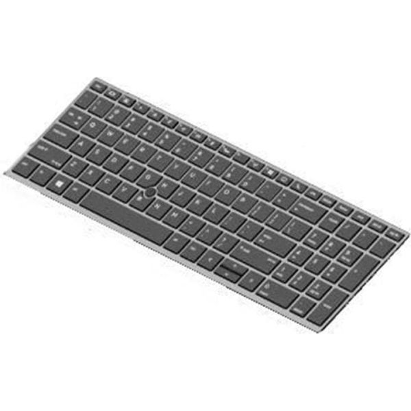 HP SPS Toetsenbord Aluminium met Backlight - UK Privacy (P35523-031)