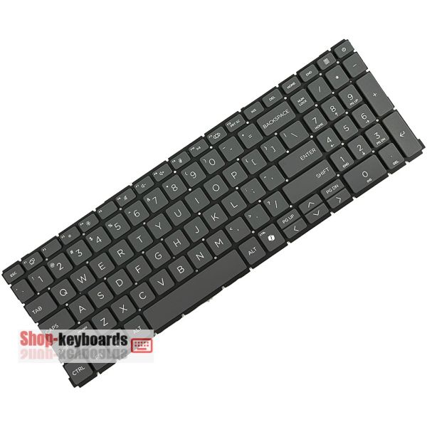 HP SPS-KEYBOARD ALU CP BL UK (P37183-031)