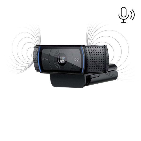 Logitech Hd Pro C920 webcam 3 MP 1920 x 1080 Pixels USB 2.0 Zwart (960-001055)