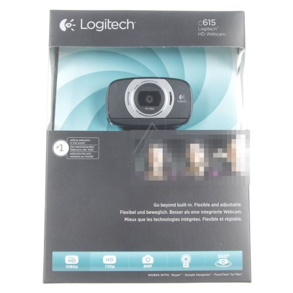 Logitech C615 Portable HD Webcam (960-001056)