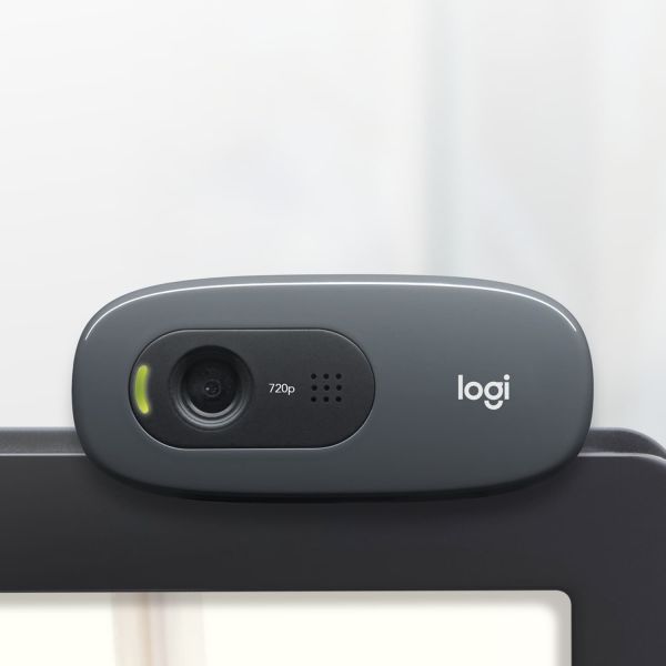 Logitech C270 HD webcam 3 MP 1280 x 720 Pixels USB 2.0 Zwart (960-001063)