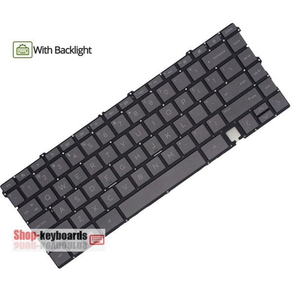HP SPS-KEYBOARD BL SR UK (P39082-031)