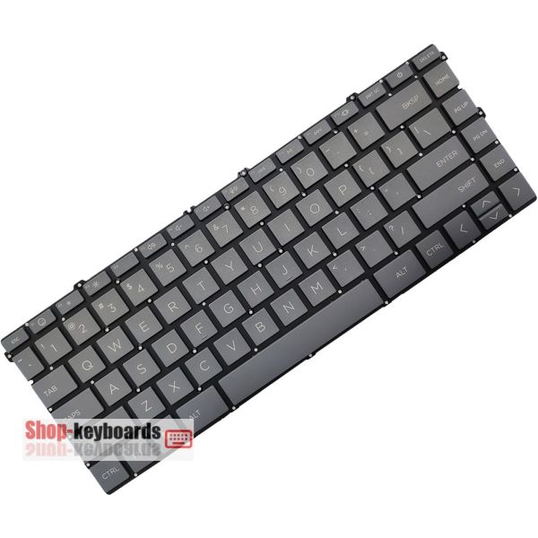 HP SPS-KEYBOARD BL SR GR (P39082-041)
