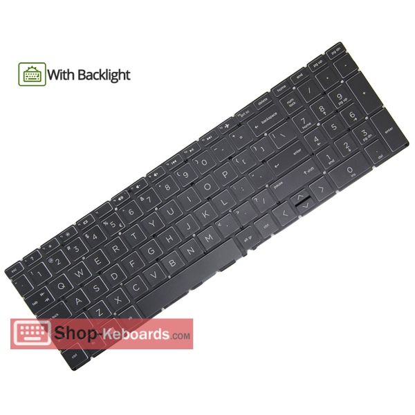 HP SPS-KEYBOARD BL SR INTL (P39082-B31)