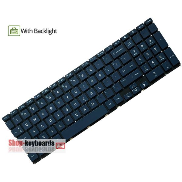 HP Toetsenbord met Backlight UK Privacy (P39086-031)