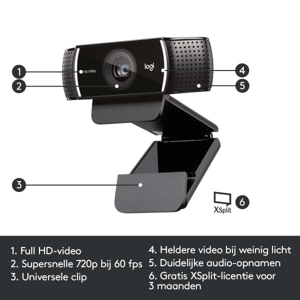Logitech C922 Pro Stream Webcam (960-001088)