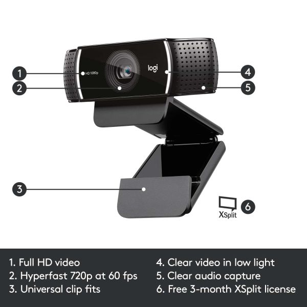 Logitech C922 Pro Stream Webcam (960-001088)