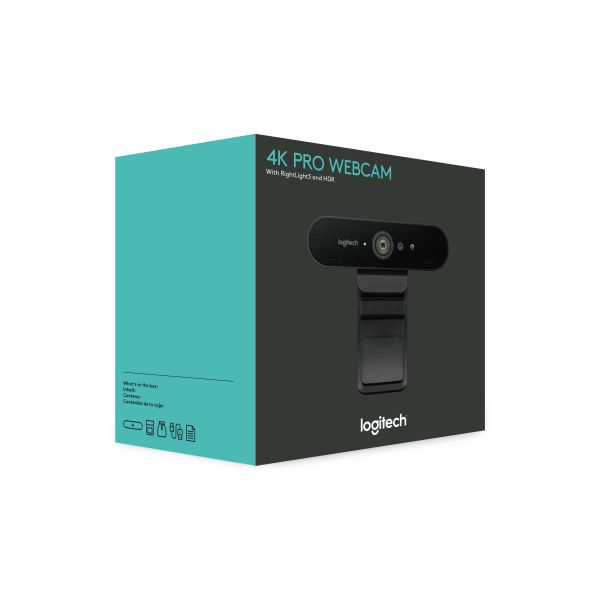 Logitech Brio webcam 13 MP 4096 x 2160 Pixels USB 3.2 Gen 1 (3.1 Gen 1) Zwart (960-001106)