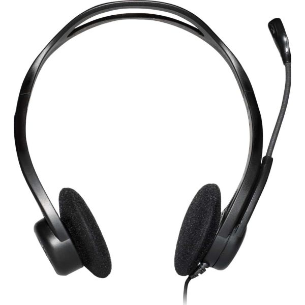 Logitech 960 Headset Bedraad Hoofdband Oproepen/muziek USB Type-A Zwart (981-000100)