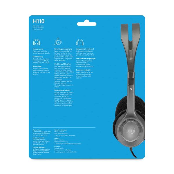 Logitech H110 headset (981-000271)